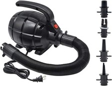 Electric Pump for Inflatables Air Mattress Bed AC PUMP 600W , Black