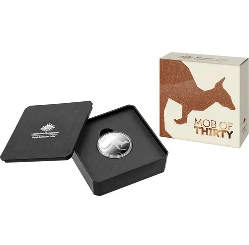 2023 $1 Mob of Thirty 30th Anniversary of Kangaroo Series 1oz Silver Proof Coin