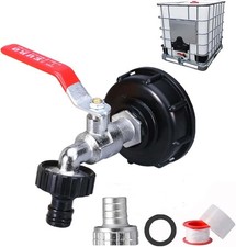 IBC Tank Zubehör 1000L Auslaufhahn 3/4" für Regentonne