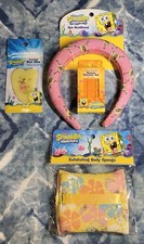 SpongeBob SquarePants Spa Set Of 4 Headband, Gua Sha, Shower Steamer, Sponge 