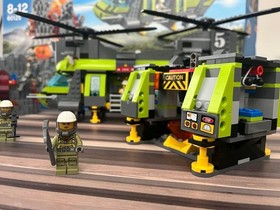 LEGO City Volcano Heavy - lift Helicopter No. 60125 Set With Box Instructions