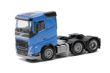 Herpa LKW Volvo FH4 2020 Flachdach 6x2 SZM himmelblau 313735