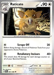 Raticate 061/088 Mega Evolution: Perfect Order