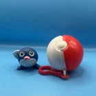 POLIWAG Vintage Pokemon Burger King Kids Meal  Toy 1999 With Pokeball