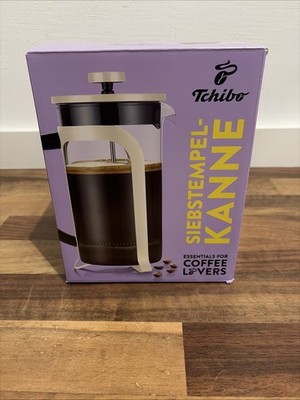 Tchibo Siebstempelkanne 800ml Edelstahl Neu OVP Top Zustand