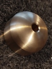 Single Puck Messing 170 G Platengewicht Mittelstück Adapter für Plattenspieler 