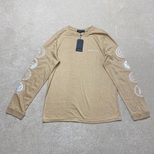 Bolongaro Trevor Long-Sleeve T-Shirt Men's Medium Brown BNWT New Pegasus Cotton