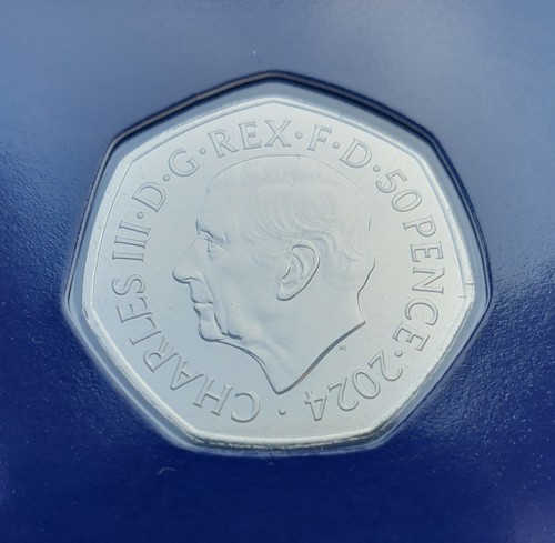 2024 Royal Mint UK The Snowman & Christmas Tree 50p Fifty BU Change Checker Coin - Picture 5 of 5