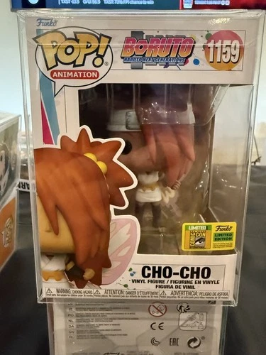 Funko Pop! Boruto Cho-Cho #1159 SDCC Limited Sticker w/protector