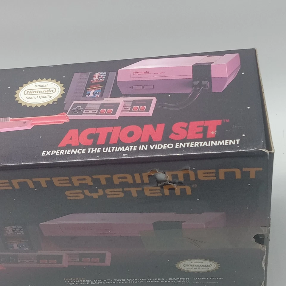 Juego de acción Nintendo NES caja vacía y espuma de poliestireno solo sistema de entretenimiento Nintendo Foto 4 de 4