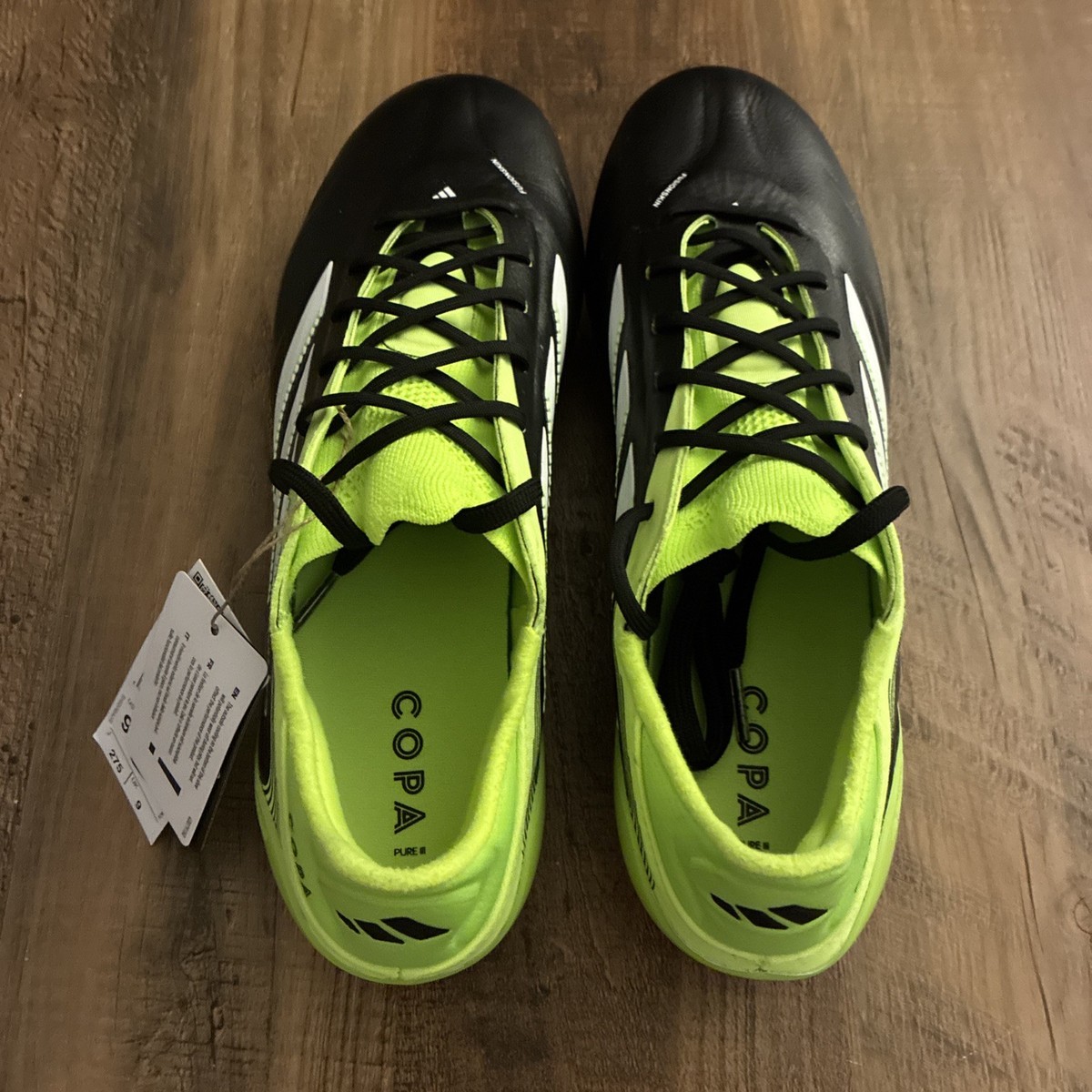 Adidas Copa Pure 3 Elite AG Black Volt Men Size 9.5 Soccer  display picture 1