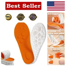 2026 New Steppers 4D Memory Foam Cloud Insoles for Men Women, Cuttable Design,