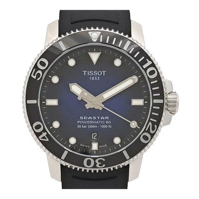 Tissot Seastar 1000 Automatic Diver Watch 43mm Mens Stainless wrist 21cm