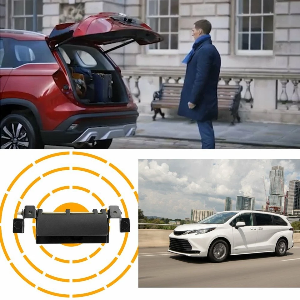 Manija de puerta con pestillo trasero de metal para maletero Toyota Sienna Sequoia 1998-2007 Foto 4 de 4