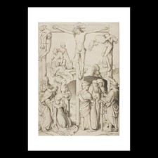 Master I.A.M. of Zwolle - The Calvary (A5 Art Card Print)