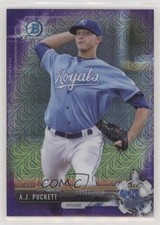 2017 Bowman Chrome Prospects Mega Box Purple Refractor /250 AJ Puckett #BCP4 3c7