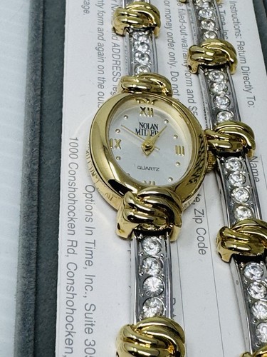 Nolan Miller Glamour Collection Perfect Pair Watch Bracelet Set New In Box - Picture 9 of 11