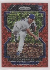 2022 Panini Prizm Tier II Red Donut Circle Prizm 14/99 Jon Heasley #167 0bt4