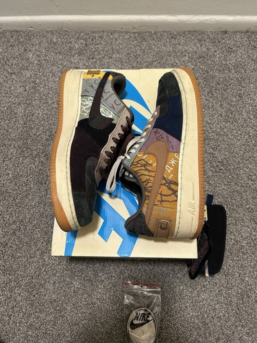 Nike Air Force 1 Low x Travis Scott Cactus Jack sz 10.5 - Picture 3 of 15