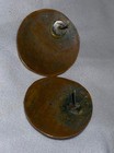 Modernist Brutalist Glass Onyx Earrings!!! — photo 8