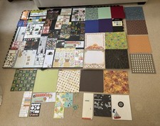 Huge Scrapbooking Lot Stickers, Fiskars Paper Cutter, And Scrapbook Paper