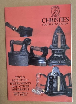Christie s Catalog S. Kensington Scientific Instruments Tools & Apparatus 7-1986