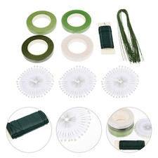 1 zestaw żelaznych bukietów taśma do owijania łodygi kwiaciarnia kwiatowy zestaw narzędzi do układania kwiatów