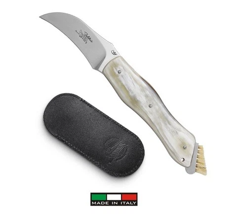 Viper: Boletus Mushroom Knife (Mycological) NitroB Steel Horn Handle