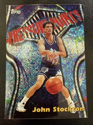 1997-98 Topps Season's Best Pressure Points John Stockton #4 UT