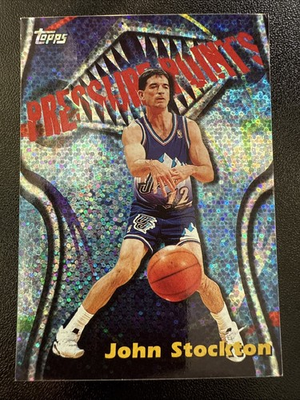 #ad #ad 1997 98 Topps Season#x27;s Best Pressure Points John Stockton #4 UT $1.95