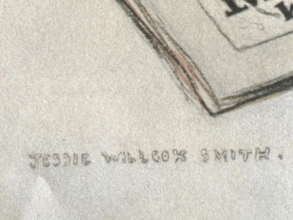 CREAM OF WHEAT Nabisco Art Gallery Print "I KNOW THAT MAN" Jessie Willcox Smith - Image 4 of 4