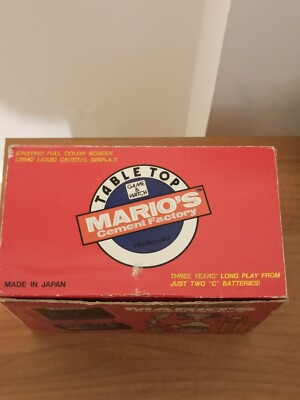 Nintendo Mario's Cement Factory (Table Top) | eBay