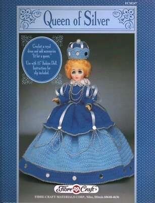 Queen of Silver to Crochet Doll Clothes | Fibre Craft FCM247