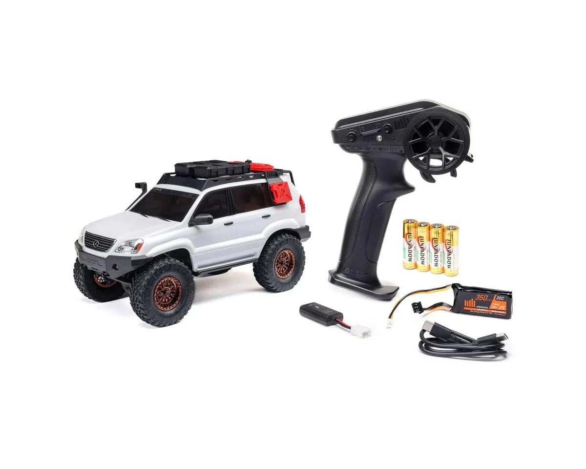 Axial SCX24 Lexus GX 470 1/24 4WD RTR Scale Mini Crawler White