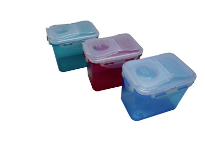 LOCK LOCK Schüttbox HPl 812F 1,0 Liter in 4 Farben rechteckig Dose Box