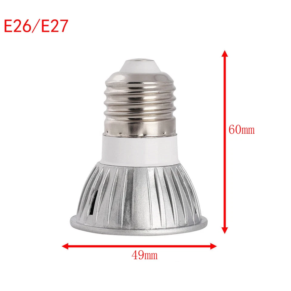 Dimmable LED Spotlight Bulb E27 GU10 GU53 MR16 E12 E14 Lamps Muti-color 110 220V - Image 4 of 4