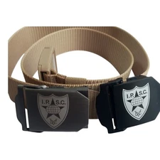 Custom Personalized Logos Men Adjustable Canvas Nylon Belt IPSC Belt