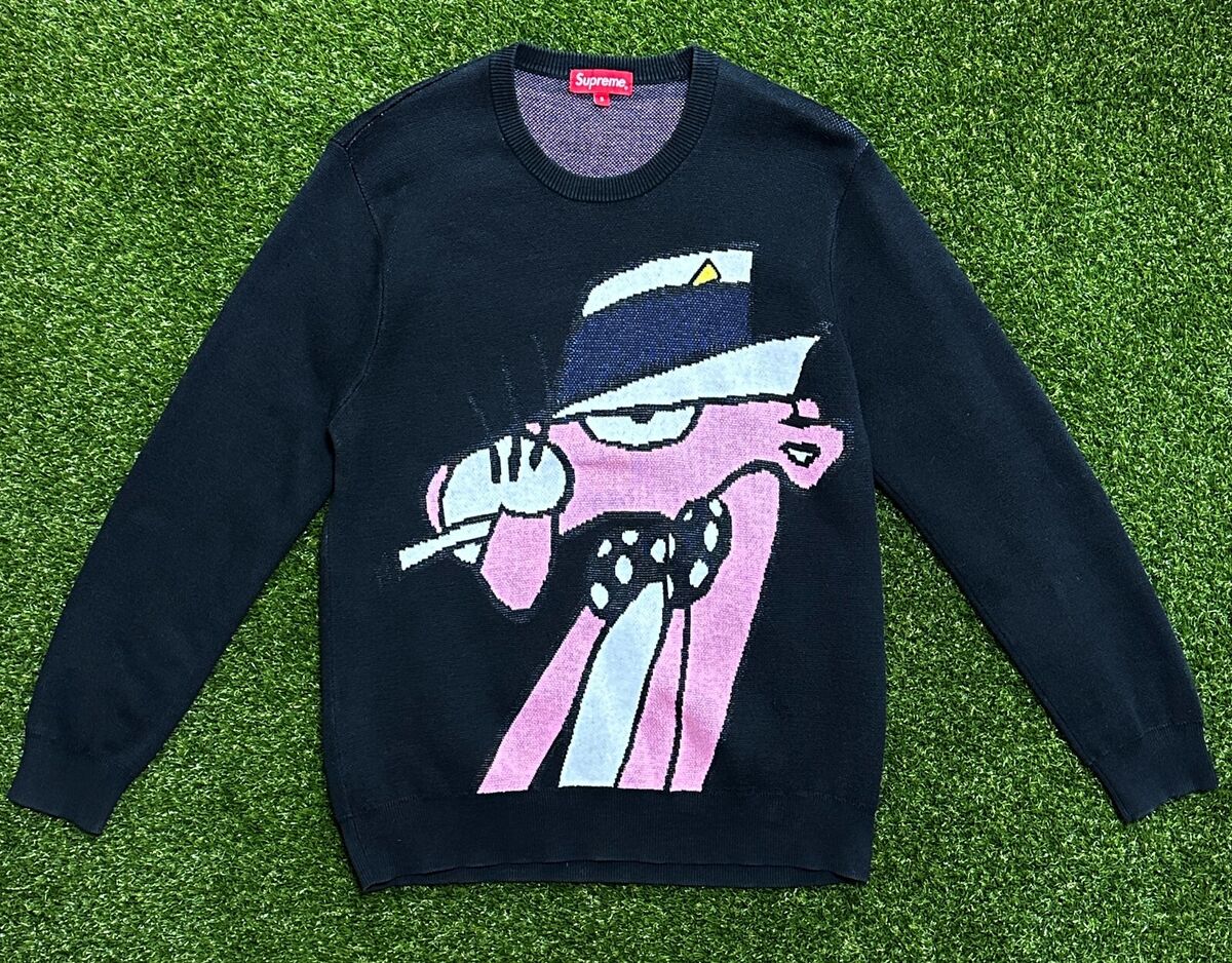 Supreme Pink Panther Knit Sweater black F/W 2014 FW14 | eBay Supreme Pink Panther Knit Sweater black F/W 2014 FW14 | eBay