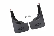 2014-2018 Chevrolet Silverado Rear Molded Splash Guards 23387353 Black Grained 
