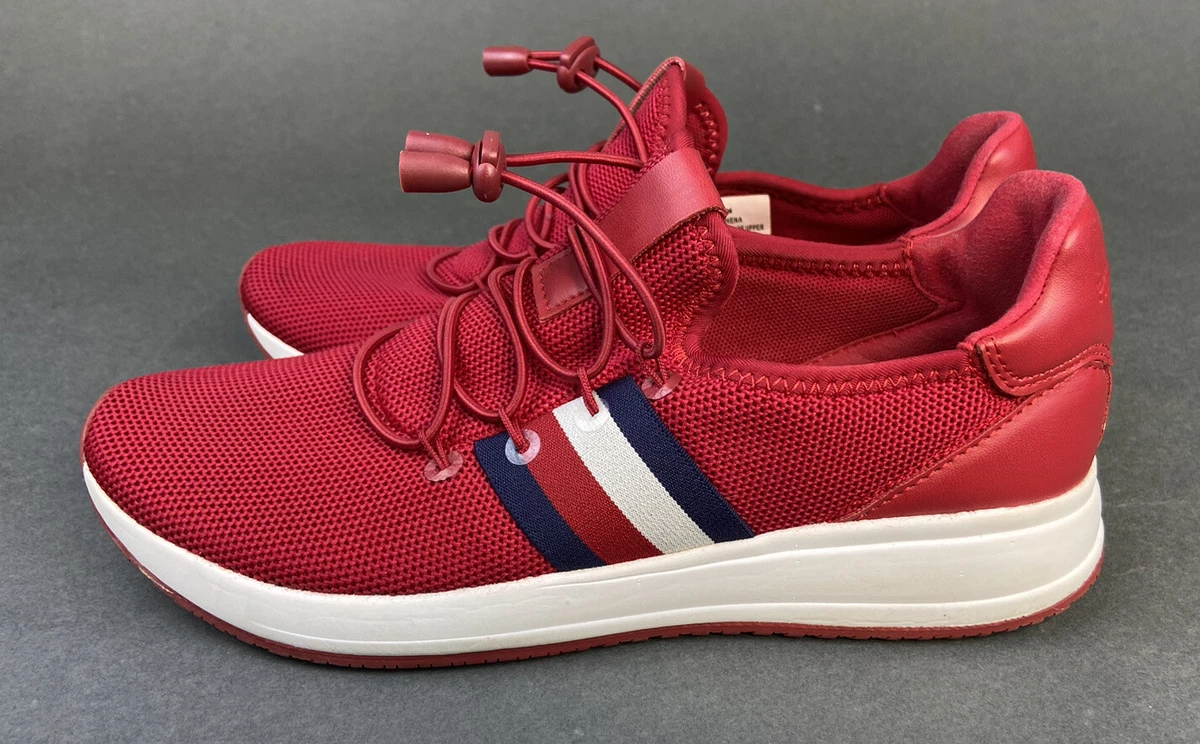 Tommy hilfiger red clearance sneakers