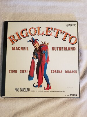 SEALED Original Verdi Rigoletto MacNeil Sutherland Sanzogno LP Box Set A 4360