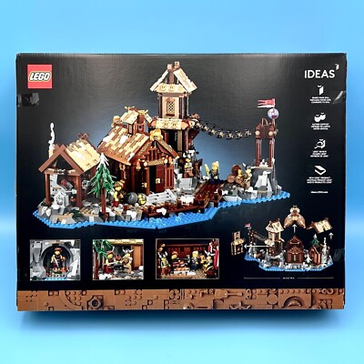 LEGO Ideas Viking Village Building Set (21343) 4 MiniFigures 2103