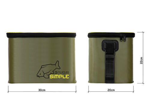 Eva Borsa Impermeabile Borsa da Pesca Tackle Compact 3 Taglie Borsa-Esca - Foto 5 di 25