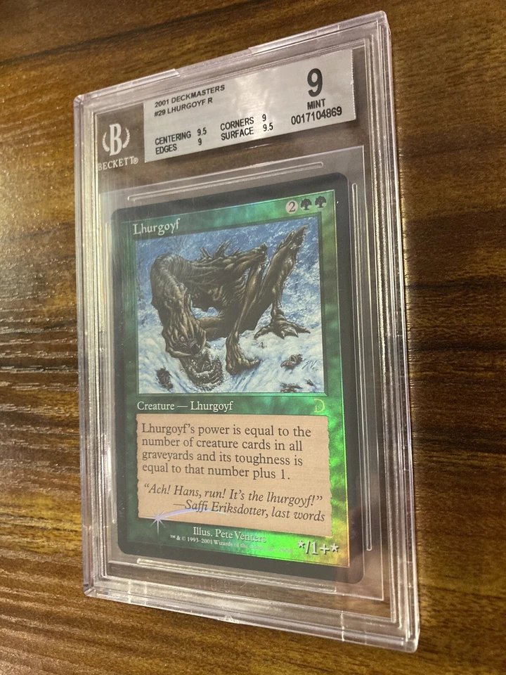 MTG✨LHURGOYF FOIL✨Deckmasters BGS QUAD 9’s++ MINT RARE Creature 2001 POP 3 ! - Image 4 of 4