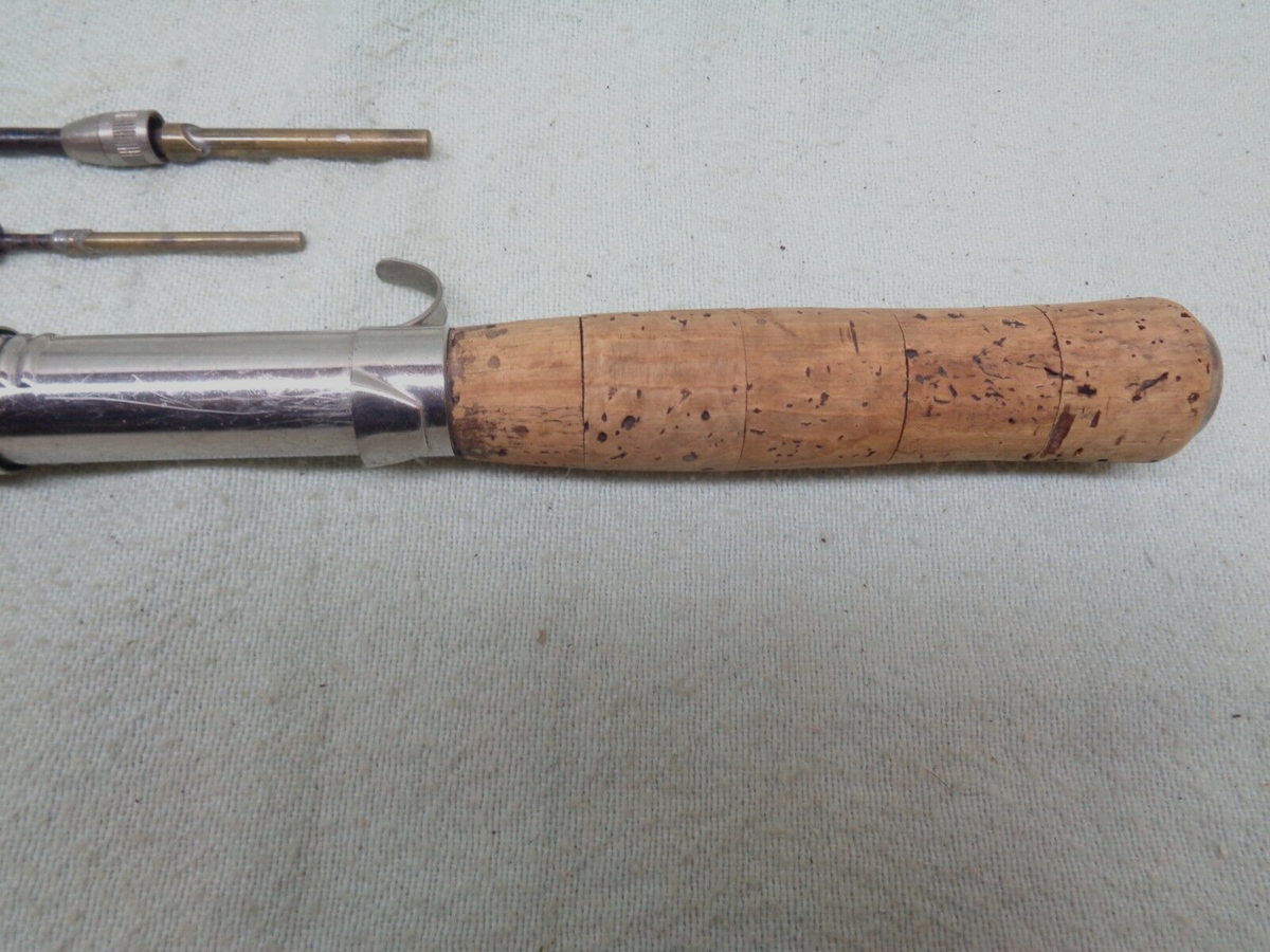 スチールロッド　ビンテージ Vintage Antique Rare South Bend Steel 3 piece Bait Casting