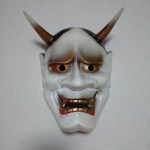 Japanese Hannya Noh Mask Traditional Oni Demon - Afbeelding 1 van 6