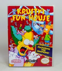 NES Storage Case - Krusty's Fun House - NO GAME