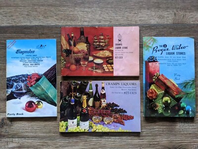 Cramps Esquire Roger Wilco NJ Liquor Stores Catalog Party Book Lot 4 COK2
