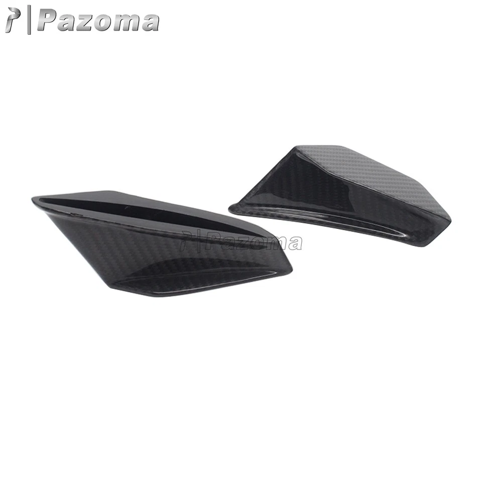 Par de carenado de alerón dinámico delantero para motocicleta Yamaha Honda Kawasaki Foto 2 de 4