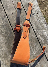 Heavy duty 6,25" marrone chiaro imbracatura pelle completa fianco/posteriore cinch made in USA